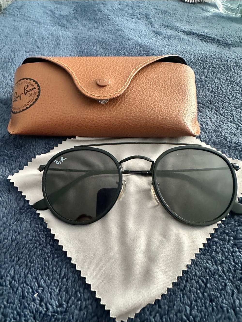 Ray-Ban 3467n Black Round Metal Sunglasses